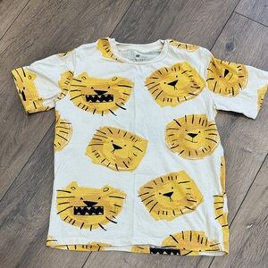 H&M Lion Print T-Shirt - Yellow